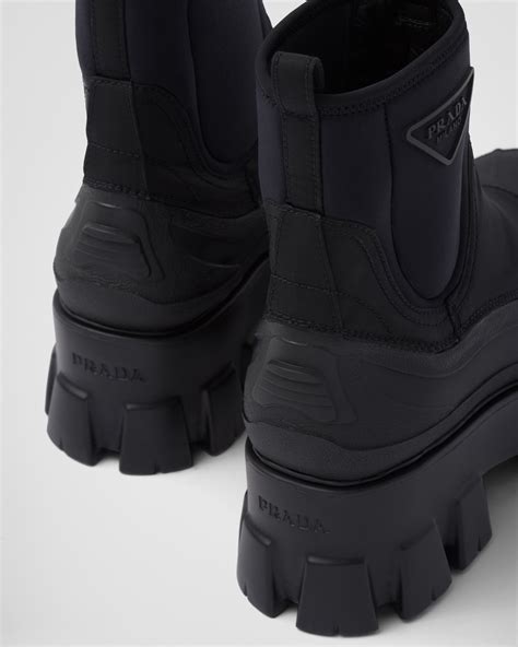 mens prada monolith boots|prada monolith gabardine boots.